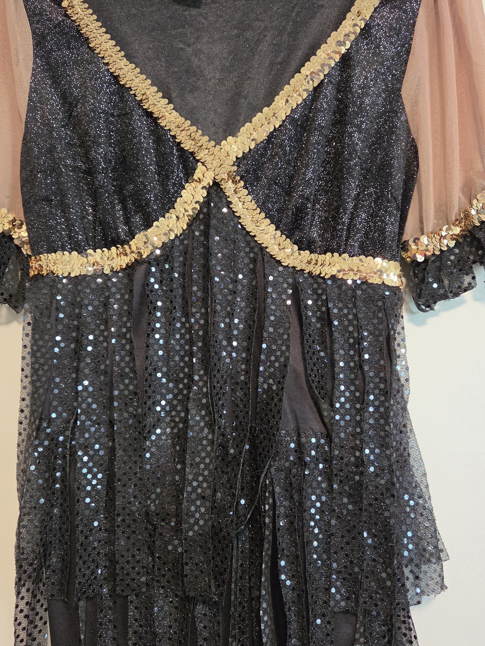 1920's Flapper Dress Halloween Costume Size XL - Picture 2 of 3